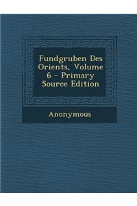 Fundgruben Des Orients, Volume 6 - Primary Source Edition