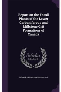 Report on the Fossil Plants of the Lower Carboniferous and Millstone Grit Formations of Canada