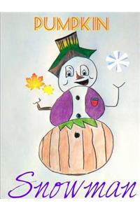 Pumpkin Snowman