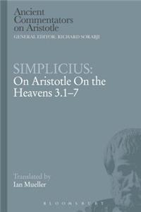 Simplicius: On Aristotle on the Heavens 3.1-7