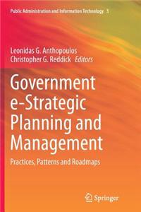 Government E-Strategic Planning and Management