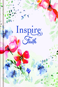 Inspire Faith Bible Large Print, NLT (Hardcover, Wildflower Meadow, Filament Enabled)