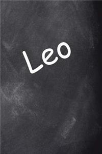 Leo Zodiac Horoscope Journal Chalkboard