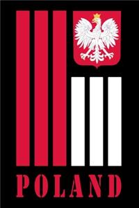 Polen Flaggen Notizbuch