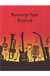 Manuscript Paper Notebook