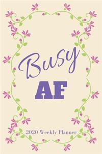 Busy AF 2020 Weekly Planner