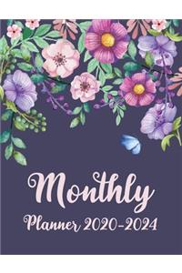 Monthly Planner 2020-2024