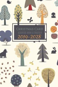 Christmas Card Address Book & Tracker