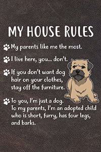 My House Rules Notebook Journal