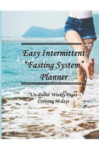 Easy Intermittent Fasting System Planner