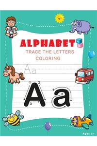 Alphabet Trace The Letters