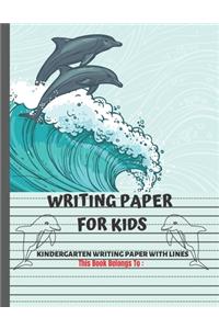 Kindergarten Writing Paper With Lines