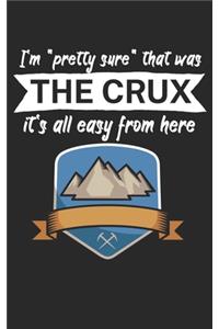 Im pretty sure that was the crux its all easy from here