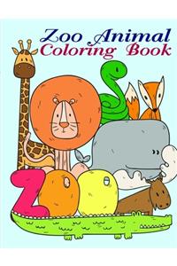 Zoo Animal Coloring Book