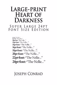 Large-print Heart of Darkness