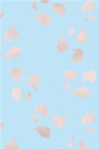 Cute Pattern Rose Gold Sketchbook