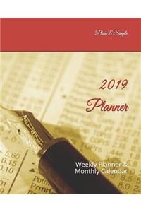 2019 Planner