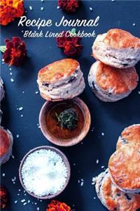 Recipe Journal Blank Lined Cookbook