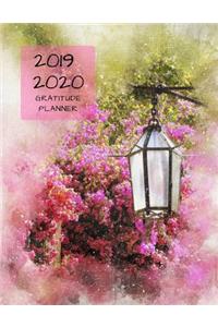 2019 2020 15 Months Floral Flowers Gratitude Journal Daily Planner