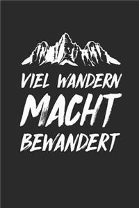 Viel Wandern Macht Bewandert