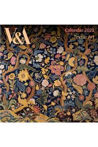V&A Textile Art Mini Wall calendar 2021 (Art Calendar)