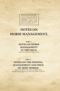 Notes on Horse Management (Pts 1 & 2)