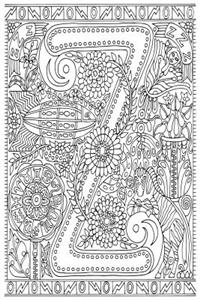 Color My Cover Journal - Creative Alphabet - Z