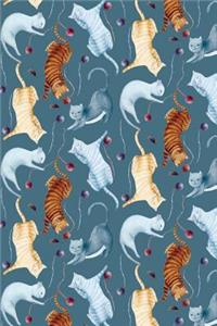 Bullet Journal Notebook for Cat Lovers Cats Playing