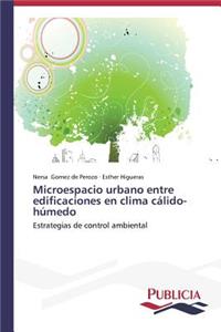 Microespacio urbano entre edificaciones en clima cálido-húmedo