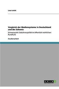 Vergleich der Mediensysteme in Deutschland und der Schweiz