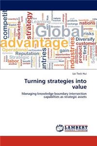 Turning strategies into value