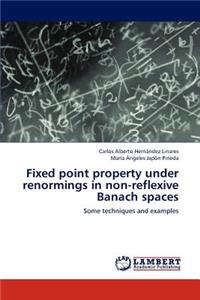Fixed point property under renormings in non-reflexive Banach spaces