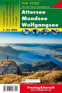 Attersee - Mondsee - Wolfgangsee Hiking + Leisure Map 1:35 000