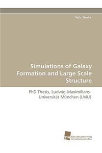 Simulations of Galaxy Formation and Large Scale Structure