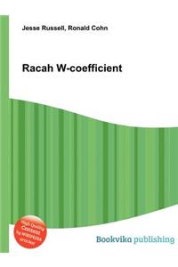 Racah W-Coefficient