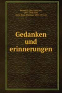 Gedanken und erinnerungen