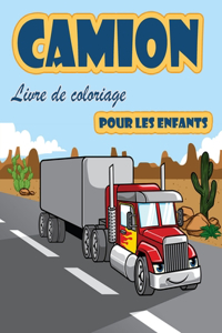 Camion Livre de coloriage pour enfants