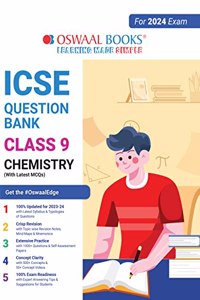 Oswaal ICSE Question Bank Class 9 Chemistry Book (2024 Exam)