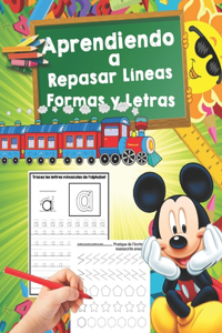 Aprendiendo a Repasar Líneas, Formas y Letras