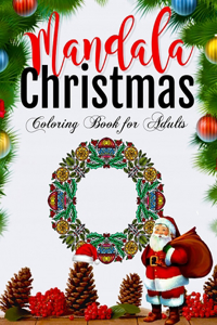 Christmas Mandala Coloring Book for Adults