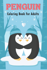 Penguin Coloring Book For Adults