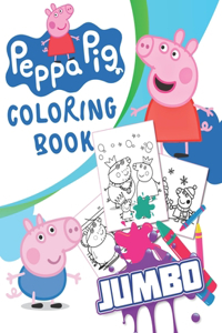 Peppa Pig JUMBO Coloring Book