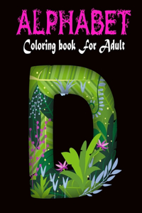 Alphabet Coloring Book For Adult