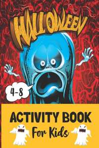 Halloween Activity Book for Kids Ages 4-8