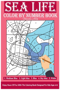 Sea Life Color By Number Book