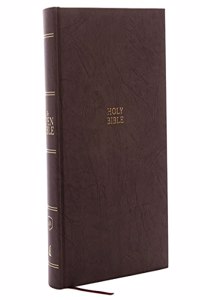 KJV, Open Bible, Hardcover, Brown, Red Letter Edition, Comfort Print
