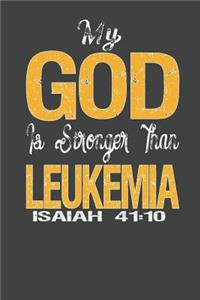 My God Is Stronger Than Leukemia Isaiah 41