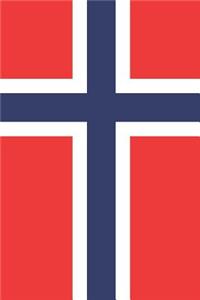 Norway Flag Notebook - Norwegian Flag Book - Norway Travel Journal
