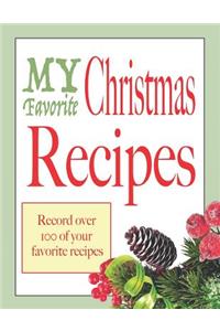 My favorite Christmas recipes