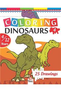 Coloring Dinosaurs 4